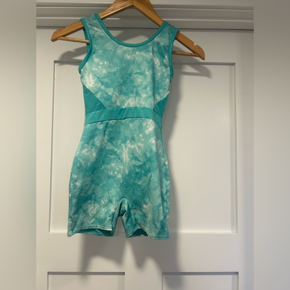 Cat & Jack Other - Cat & Jack Turquoise Sleeveless Gymnastic Romper